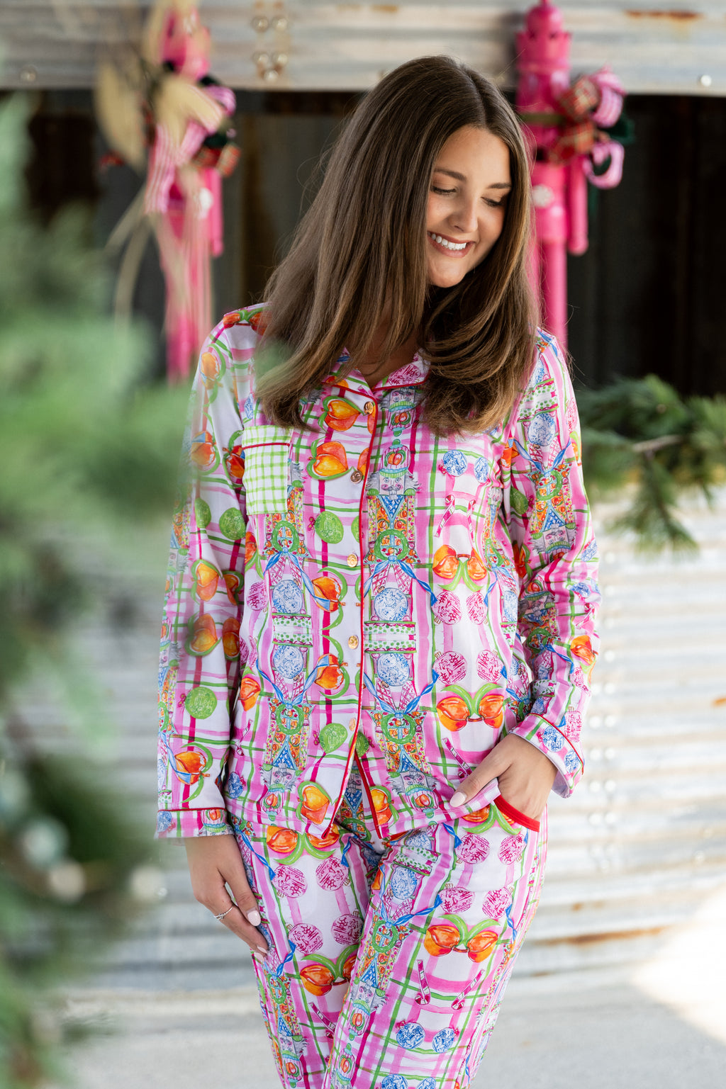 Pink Nutcracker Pajamas